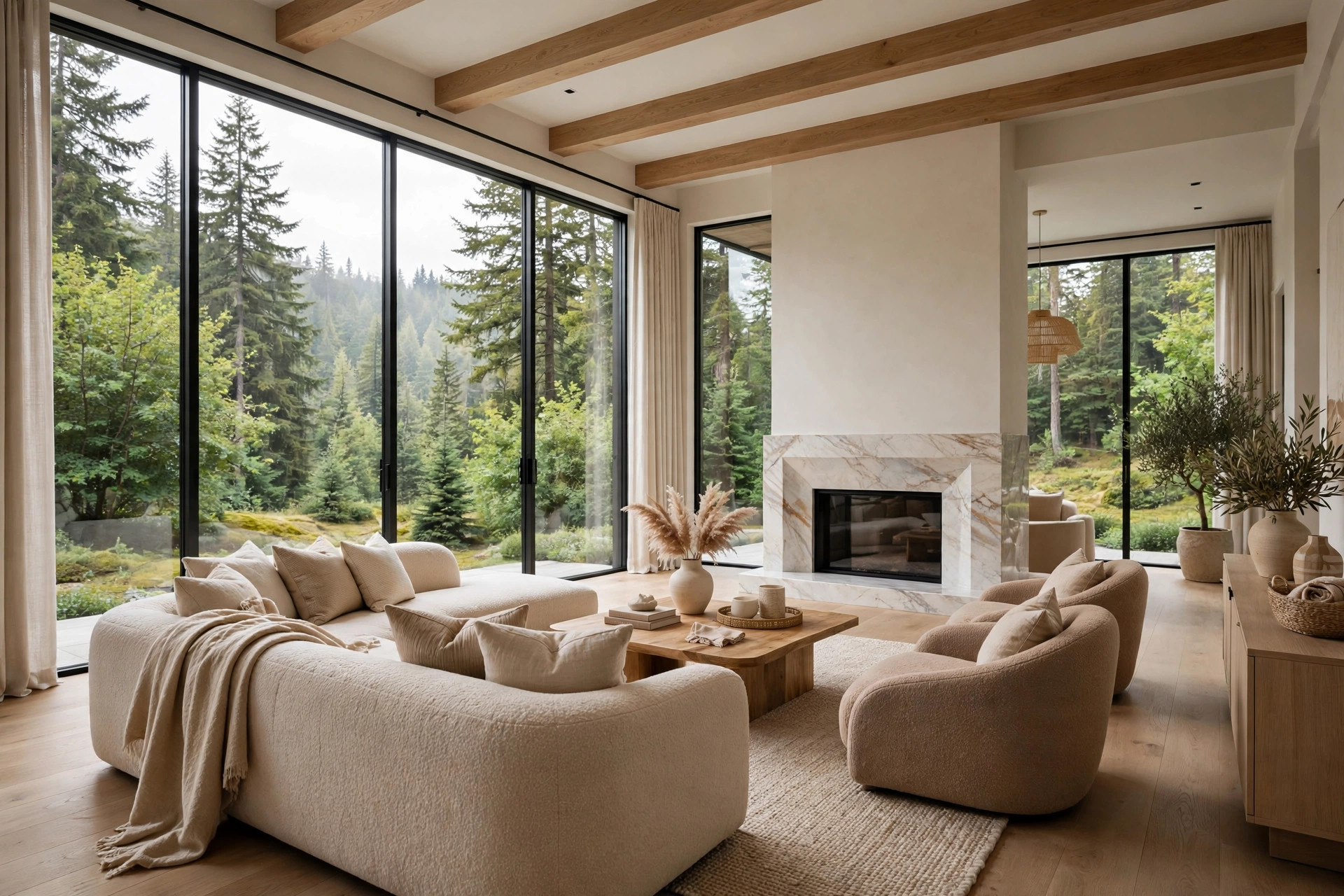 Bright living room